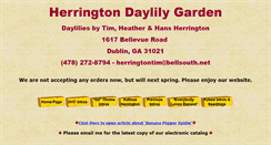 Desktop Screenshot of herringtondaylilygarden.com